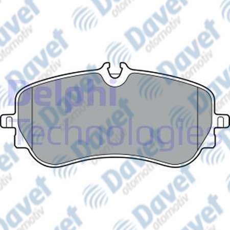 DELPHI LP3367 Fren Balatasi Arka Vw Crafter Amarok 16-